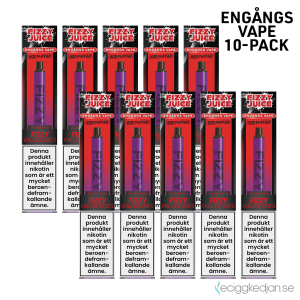 Fizzy | Fizzy Wildberries | Engångs Vape | 20mg | 10pack | OBS!! Utgånget Datum