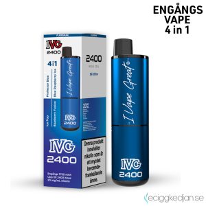IVG 2400 4in1 Mesh | Blue Edition 4*2ml | Engångs Vape | 20mg