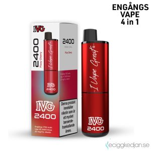 IVG 2400 4in1 Mesh | Fizzy Cherry 4*2ml | Engångs Vape | 20mg