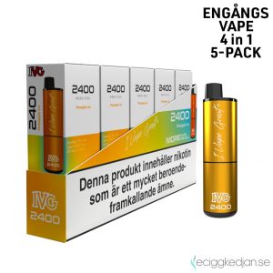 IVG 2400 4in1 Mesh | Pineapple Ice 4*2ml | Engångs Vape | 20mg | 5pack