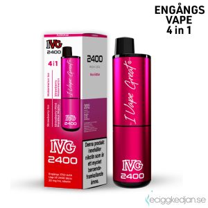 IVG 2400 4in1 Mesh | Pink Edition 4*2ml | Engångs Vape | 20mg