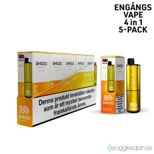 IVG 2400 4in1 Mesh | Yellow Edition 4*2ml | Engångs Vape | 20mg | 5pack