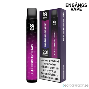 N ONE | Blackcurrant Grape | Engångs Vape