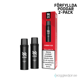 N One Mesh Pod V2 | Cherry Ice | Förfylld Pod | 2pack