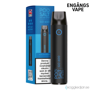 Pod Salt GO 600 | Blue Raspberry | Engångs Vape